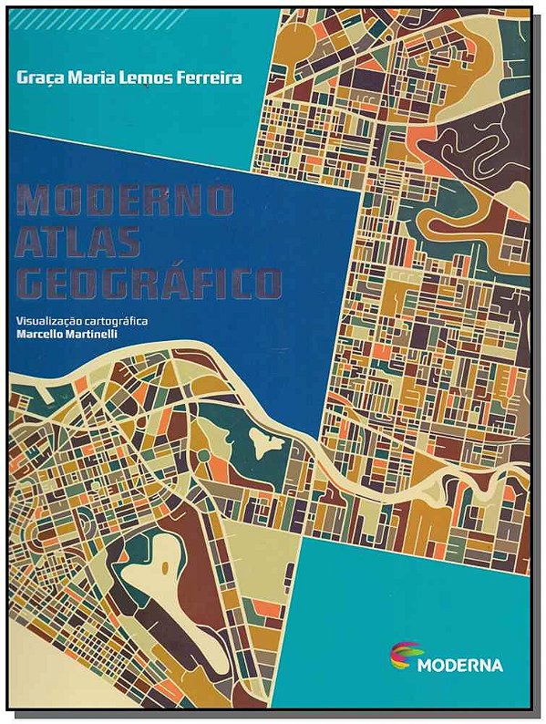 Livro Moderno Atlas Geográfico