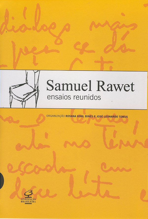 Livro Samuel Rawet: Ensaios Reunidos