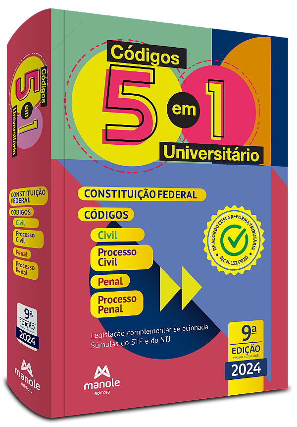 Livro Códigos 5 em 1 universitário