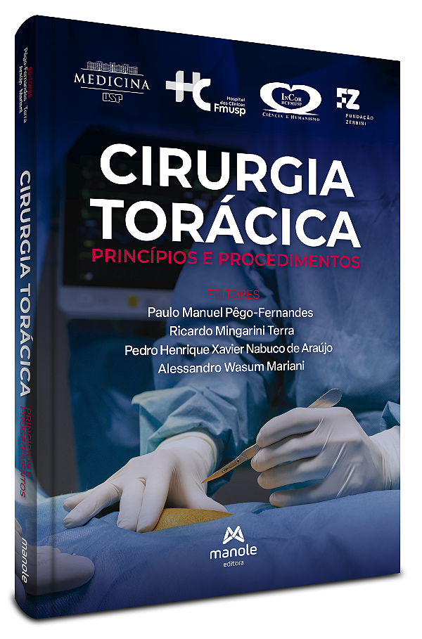 Livro Cirurgia torácica básica: Princípios e procedimento...