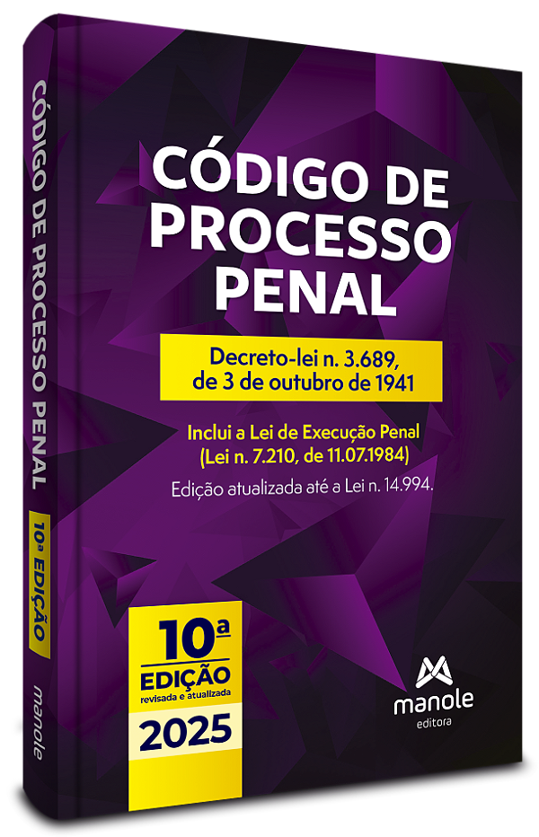 Livro Código De Processo Penal - Decreto-Lei N. 3.689, De...