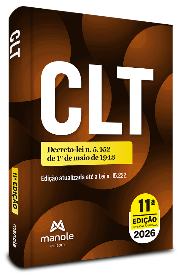 Livro CLT: Decreto-lei n. 5.452, de 1º de maio de 1943