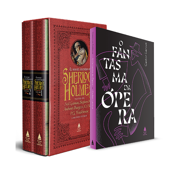 Livro Kit Box Novas Aventuras De Sherlock + O Fantasma Da...