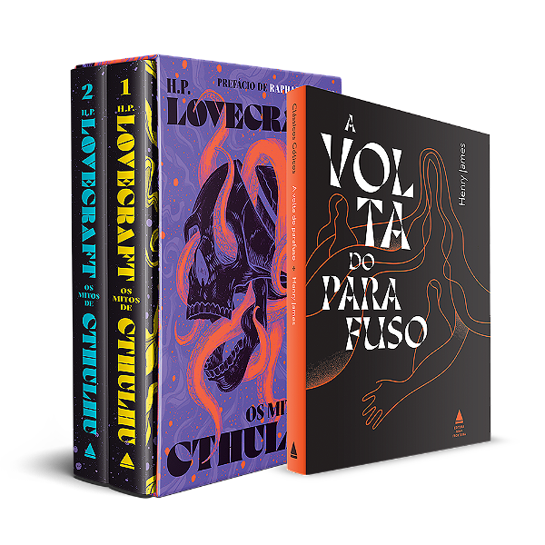 Livro Kit Box Mitos De Cthulhu + A Volta Do Parafuso