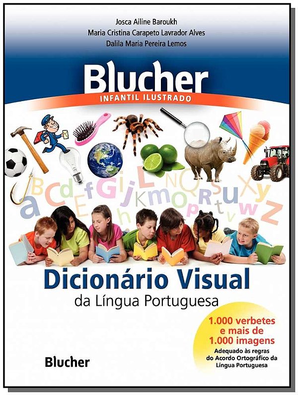 Livro Blucher infantil ilustrado: dicionário visual da lí...