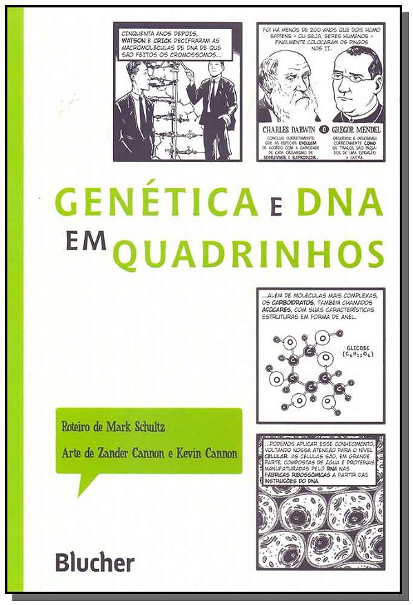 Livro Genética e DNA em quadrinhos