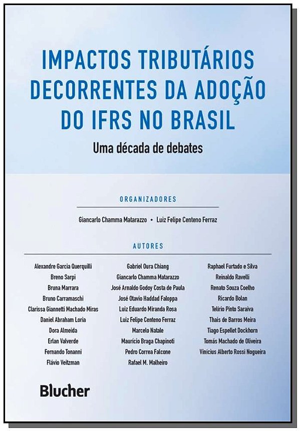 Livro Impactos tributários decorrentes da adoção do IFRS ...