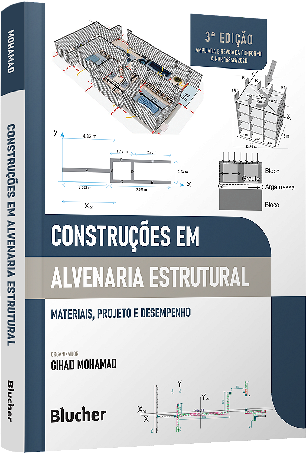 Livro Construções em alvenaria estrutural: materiais, pro...