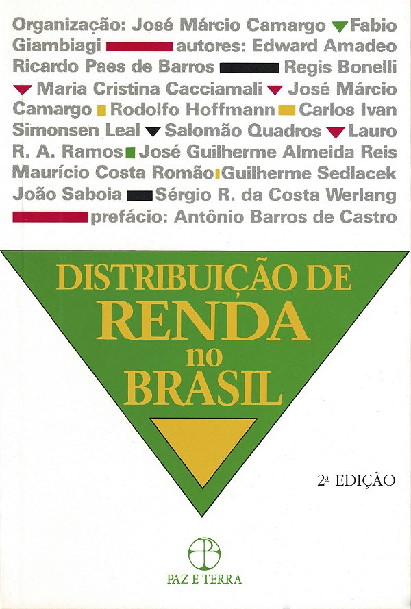 Livro Distribuição de renda no Brasil