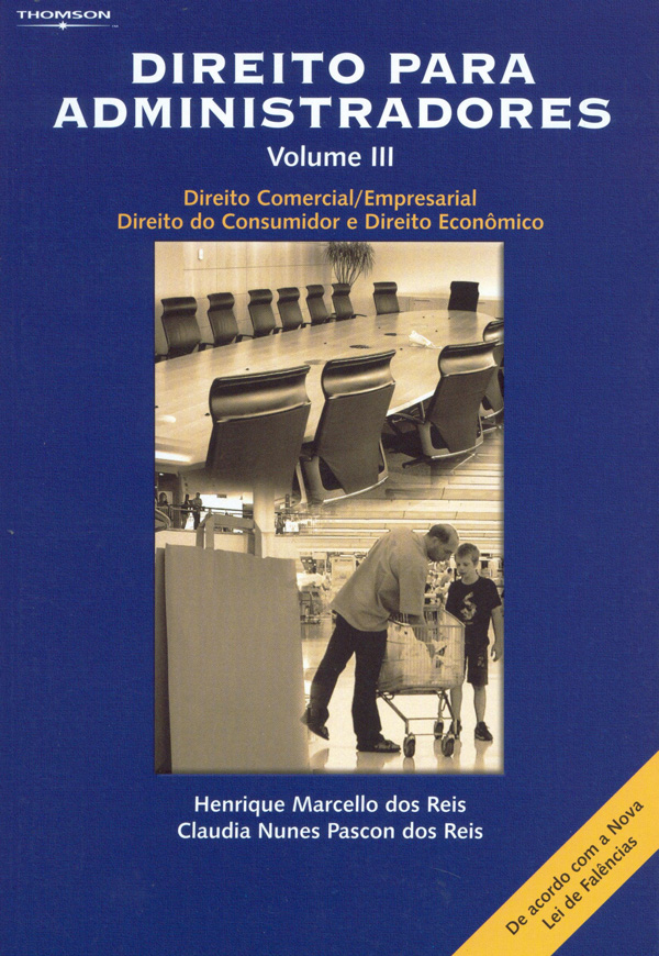 Livro Direito para administradores: direito comercial/empresari...