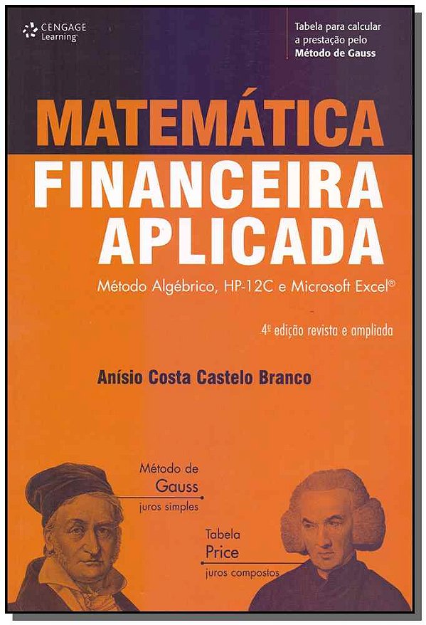 Livro Matemática financeira aplicada: método algébrico, H...