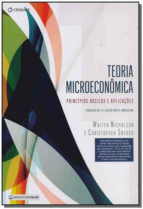 Livro Teoria microeconômica: princípios básicos e aplicaç...