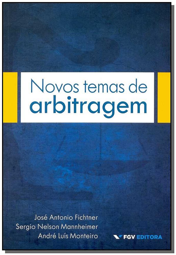 Livro Novos Temas De Arbitragem