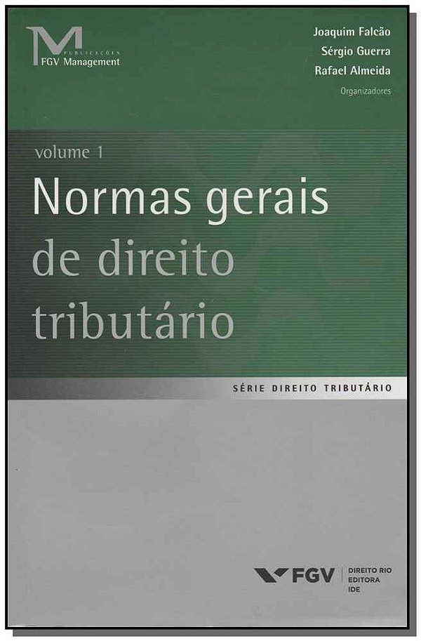 Livro Normas Gerais De Direito Tributário - Vol.01