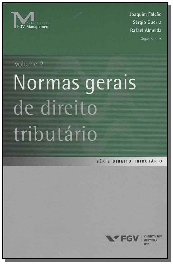 Livro Normas Gerais De Direito Tributário - Vol.02