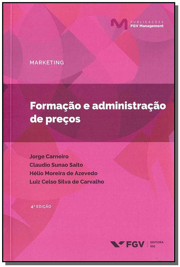 Livro Formação E Administração De Preços - 04Ed/18