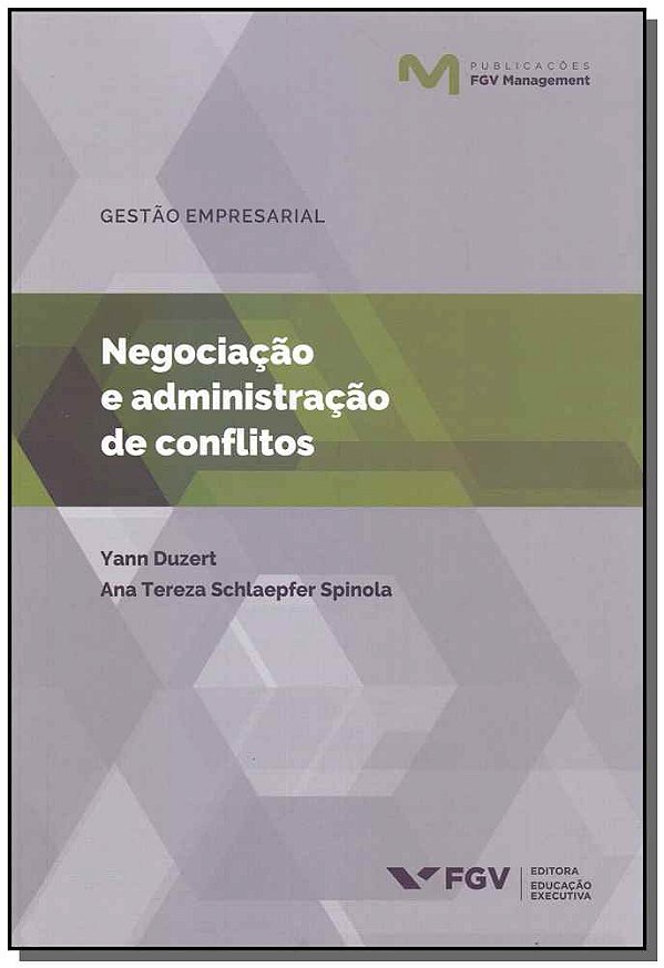 Livro Negociação E Administração De Conflitos
