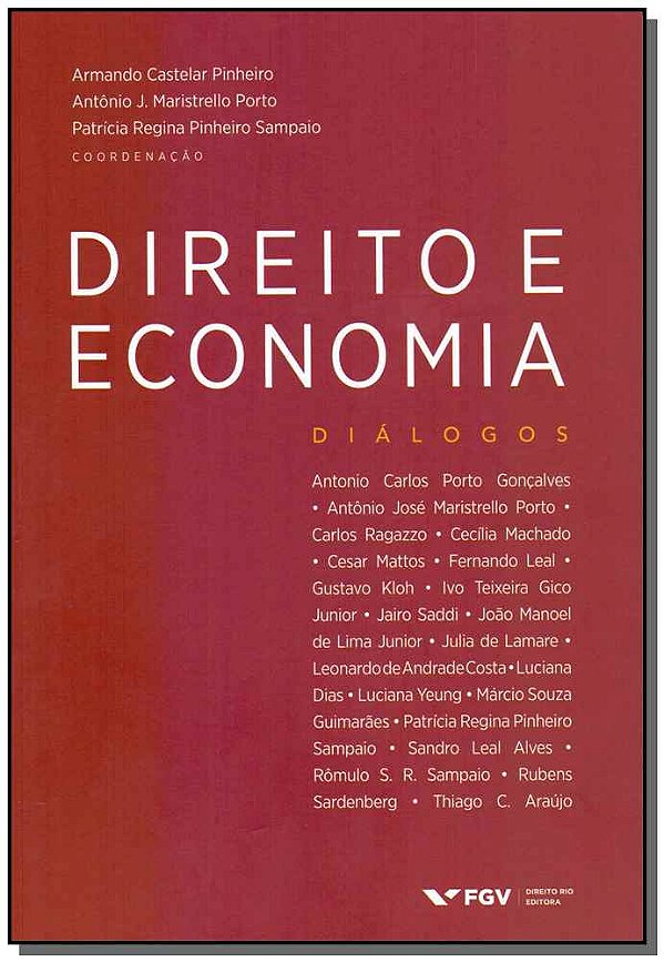 Livro Direito E Economia: Diálogos - 01Ed/19