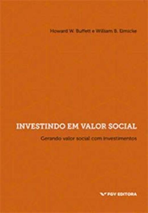 Livro Investimento Em Valor Social