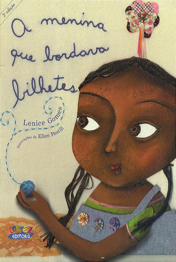 Livro A menina que bordava bilhetes