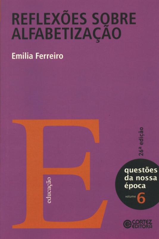 Livro Reflexões sobre alfabetização