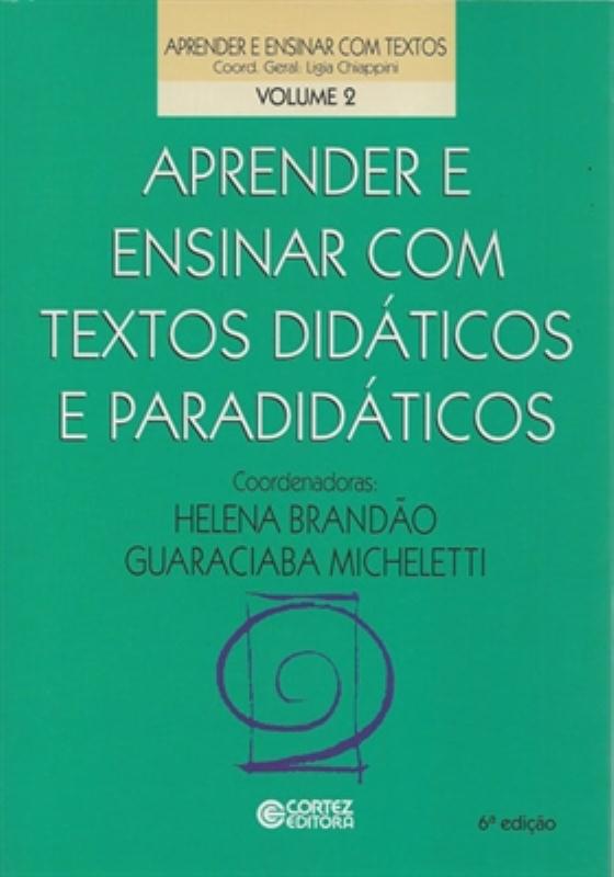Livro Aprender e ensinar com textos didáticos e paradidát...