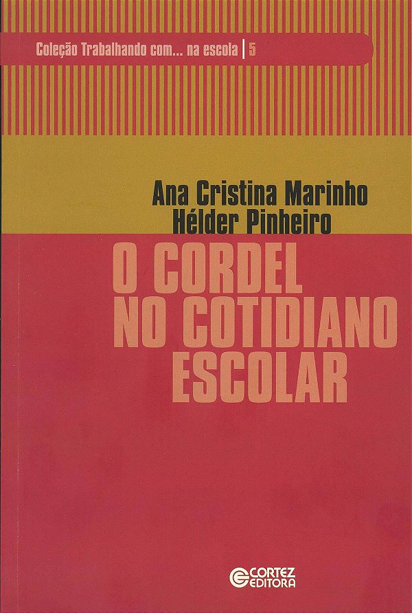 Livro O cordel no cotidiano escolar