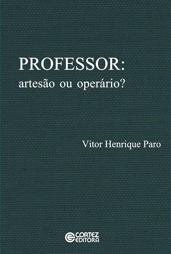 Livro Professor: artesão ou operário?