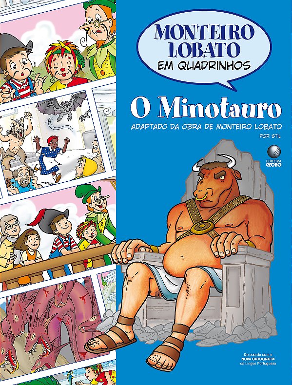 Livro Monteiro Lobato em Quadrinhos - O Minotauro