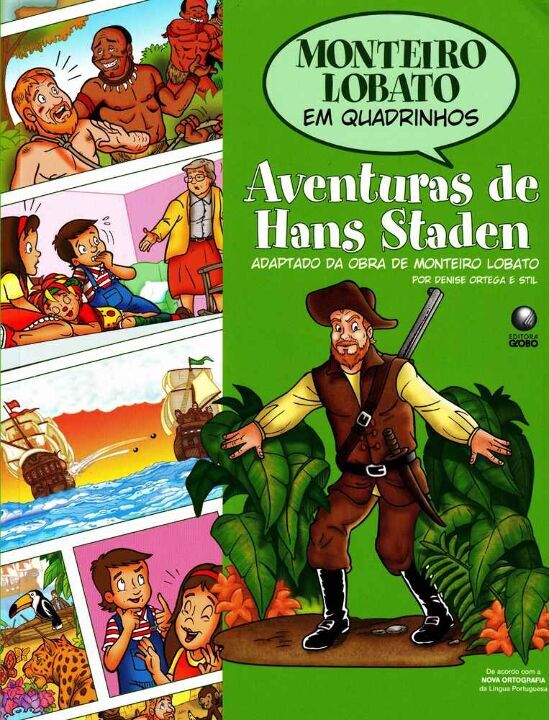 Livro Monteiro Lobato em Quadrinhos - Aventuras de Hans S...