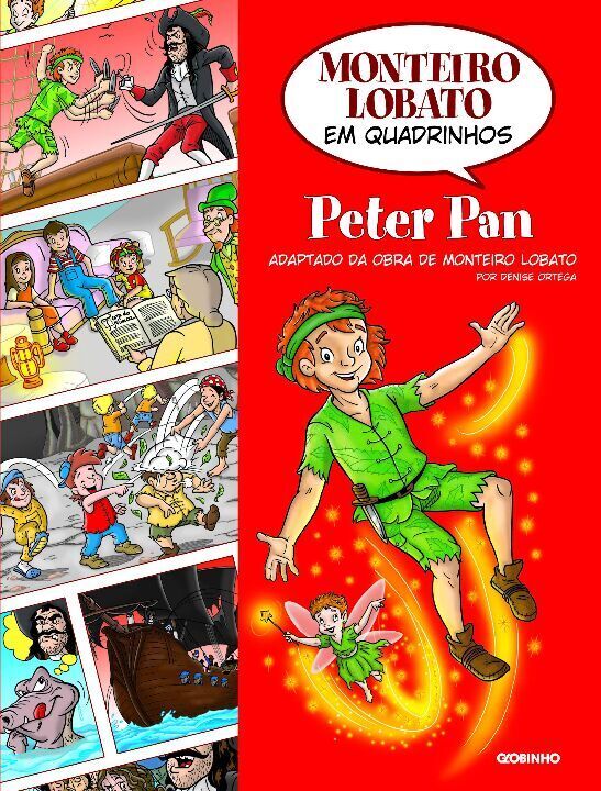Livro Monteiro Lobato em Quadrinhos - Peter Pan