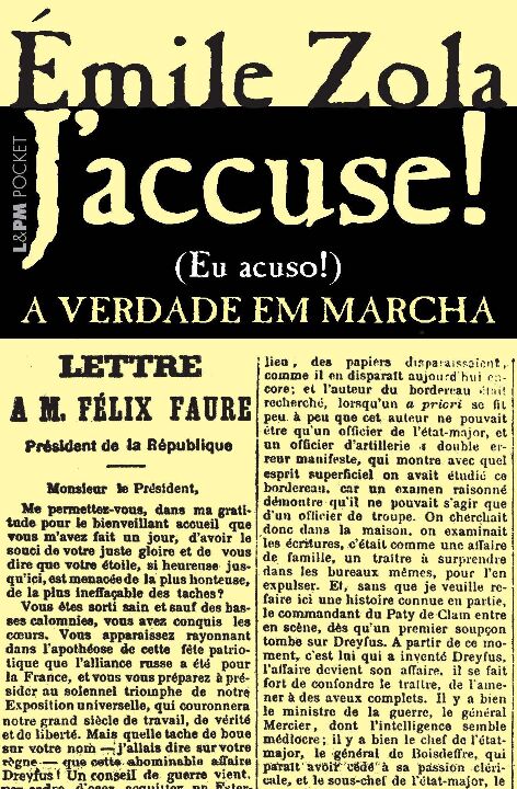 Livro J'accuse...! a verdade em marcha