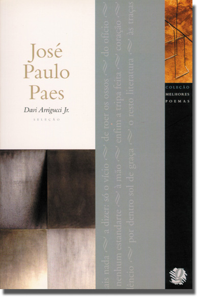 Livro Os Melhores Poemas De Jose Paulo Paes