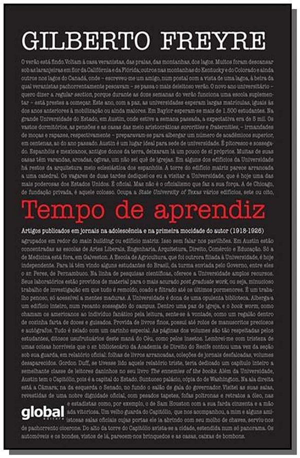 Livro Tempo de aprendiz: artigos publicados em jornais na...