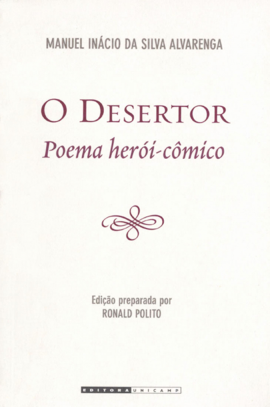 Livro O desertor: poema herói-cômico