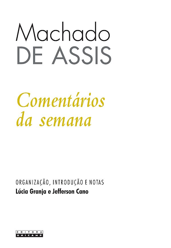 Livro Comentários da semana