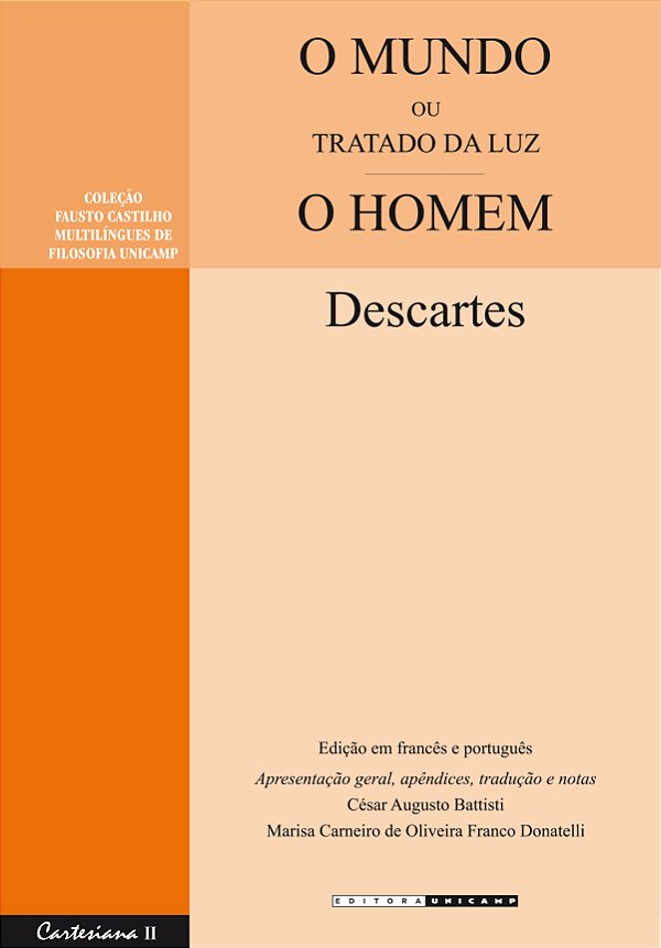 Livro O mundo ou Tratado da luz: o homem