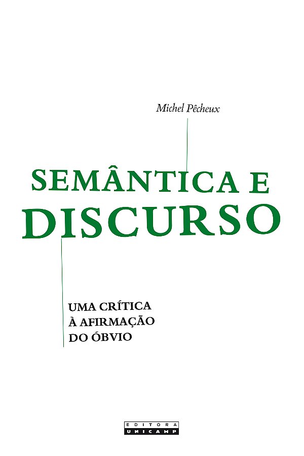 Livro Semântica e discurso: uma crítica à afirmação do ób...