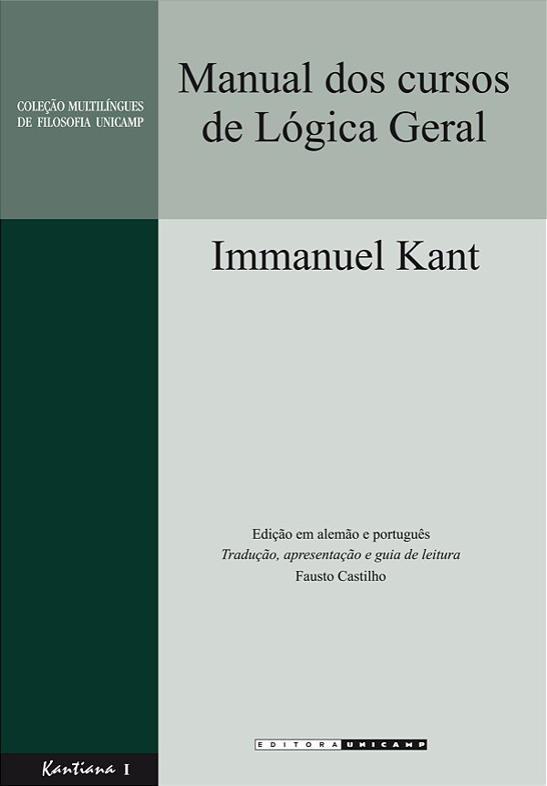 Livro Manual dos cursos de lógica geral