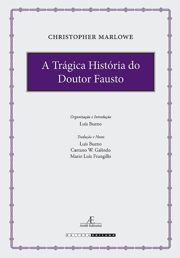 Livro A trágica história do Doutor Fausto