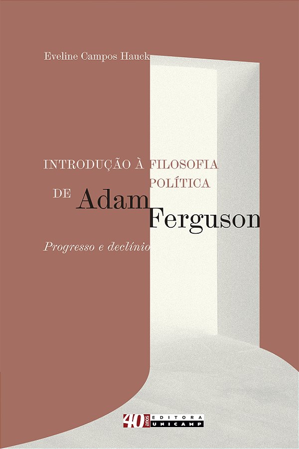 Livro Introdução à filosofia política de Adam Ferguson: p...