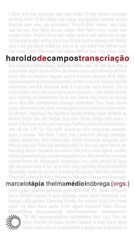 Livro Haroldo de campos - transcriação