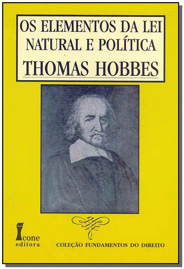 Livro Os Elementos Da Lei Natural E Política