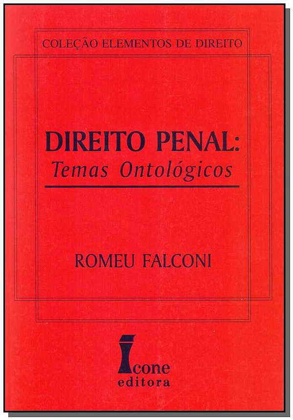 Livro Direito Penal - Temas Ontológicos - 01Ed/03