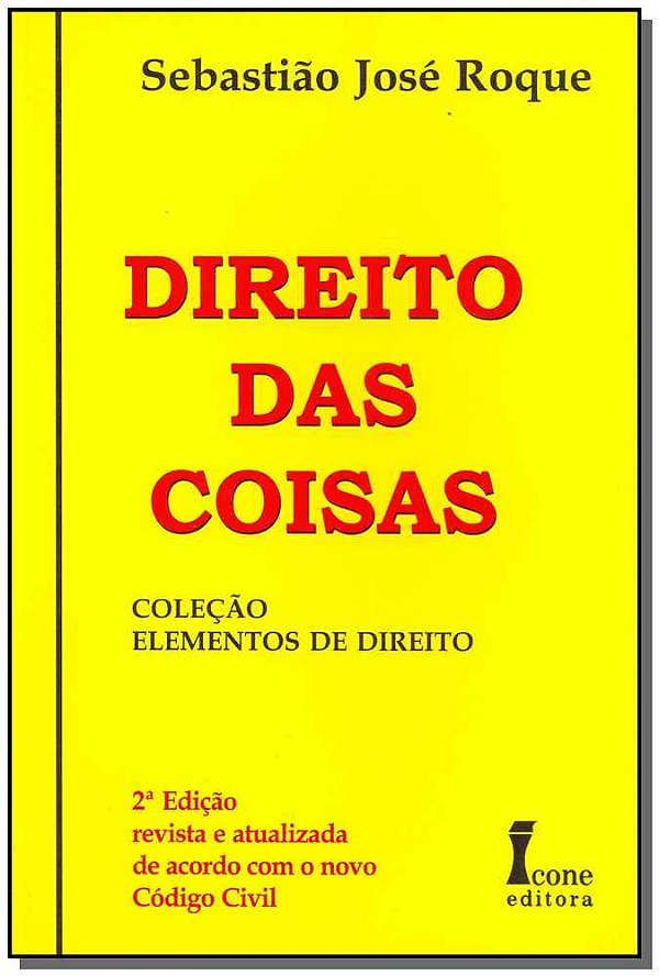 Livro Direito Das Coisas - (Ícone) - 02Ed/04
