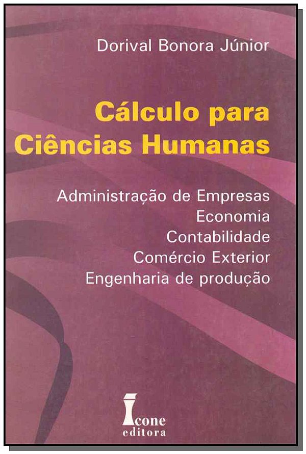 Livro Cálculos Para Ciências Humanas