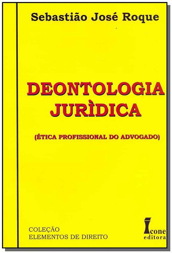 Livro Deotologia Jurídica - 01Ed/09