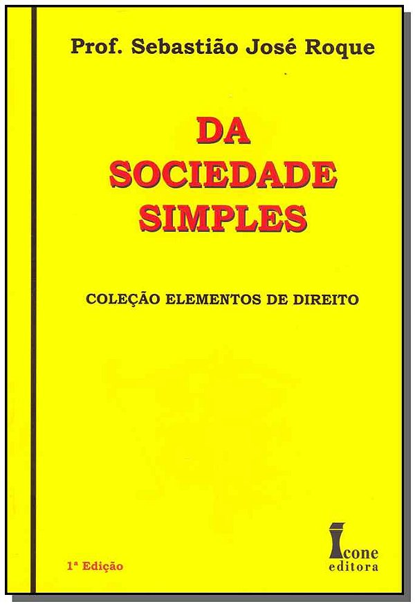 Livro Da Sociedade Simples - 01Ed/11
