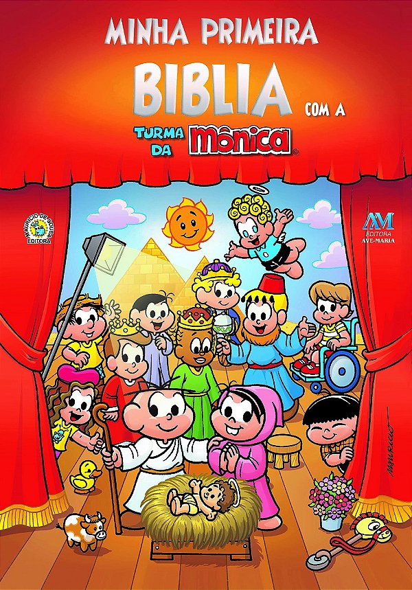 Livro Minha primeira Bíblia com a Turma da Monica