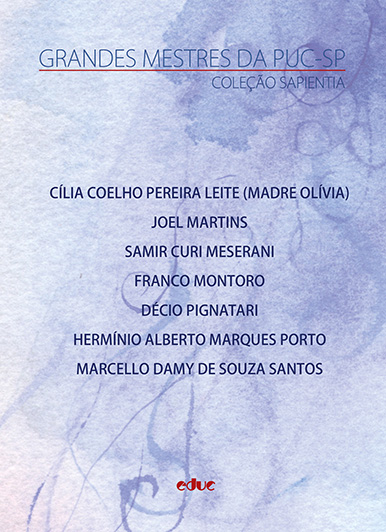 Livro Coleção Sapientia Ii - Grandes Mestres Da Puc-Sp